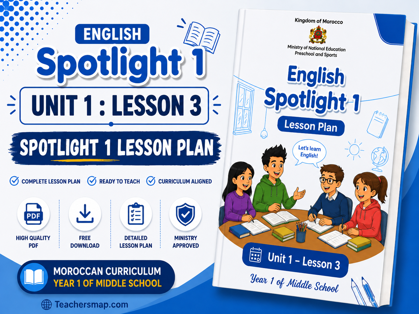 Spotlight 1 Unit 1 Lesson 3 DEAR The Raincoat lesson plan cover TeachersMap