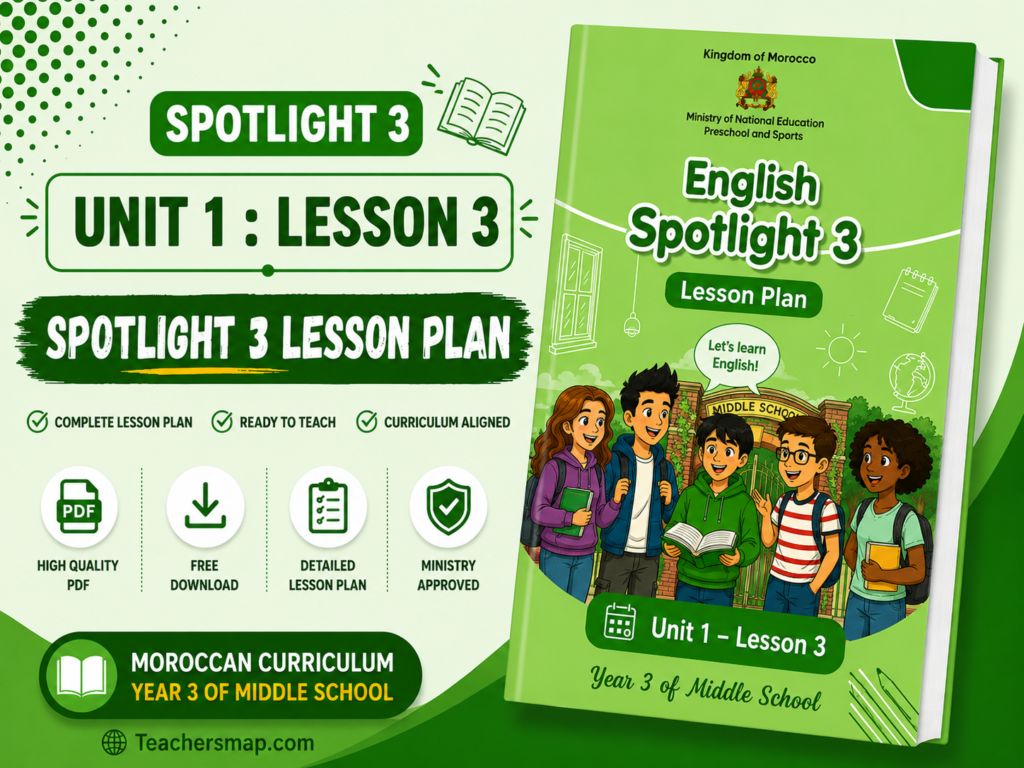 Spotlight 3 Unit 1 Lesson 3 Lesson Plan (DEAR: The Summer Adventure)