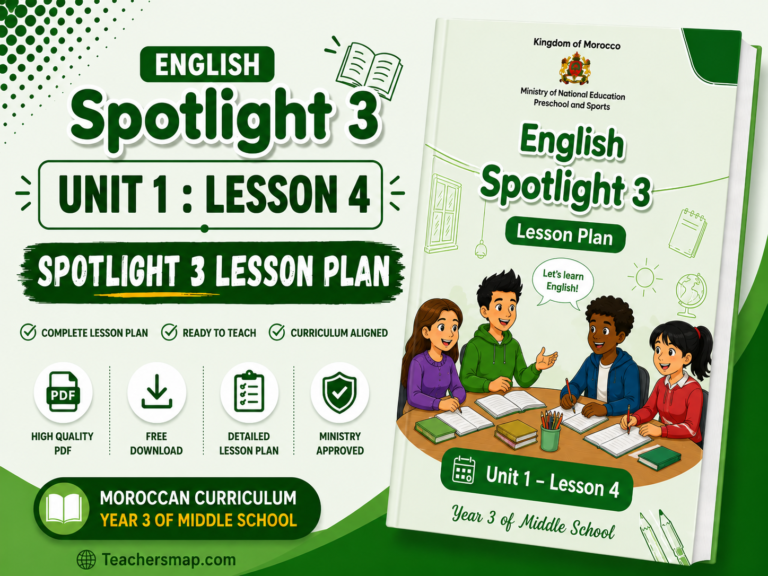 Spotlight 3 unit 1 lesson 4 lesson plan cover