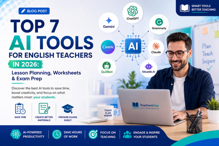 Top 7 AI Tools for English Teachers in 2026: Lesson Planning, Worksheets & Exam Prep