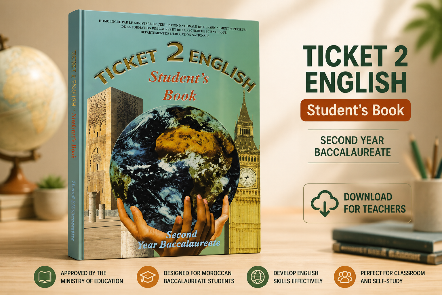 Ticket 2 English Student's Book PDF Cover TeachersMap